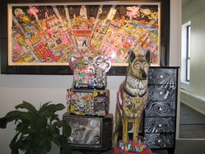 front-lobby-dog-sculptures-mural-LR