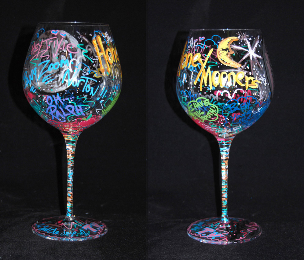 Pin By Ashcroft Fine Glasware On Wine Glass Art Fancy Wine Glasses Wine Glass Painted Wine Glass