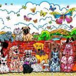 fazzino-limited-edition-artwork-Its-A-Dog-Day-Afternoon