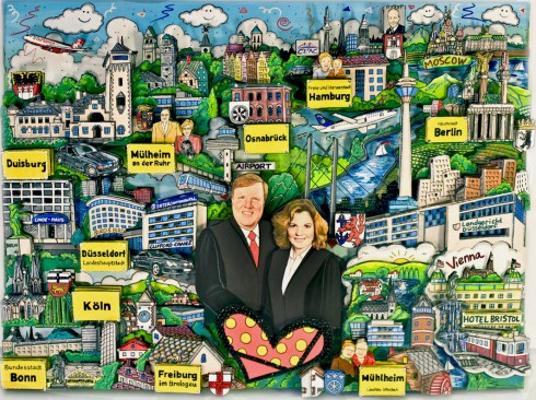 fazzino-private-commissions-O684-Celebrating-Thomas-Christine
