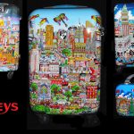 HeysLuggageProofCollage Fazzino Unique Luggage Sets by Heys USA