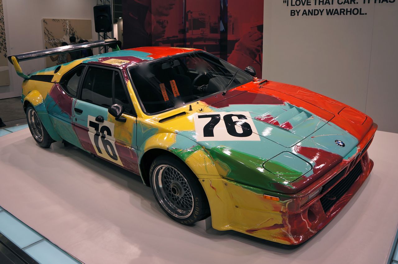 Bmw art car by andy warhol