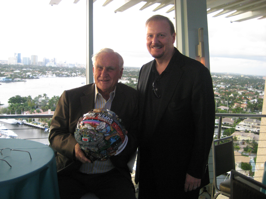 don-shula-charles-fazzino-super bowl-XLIV-helmet-LR