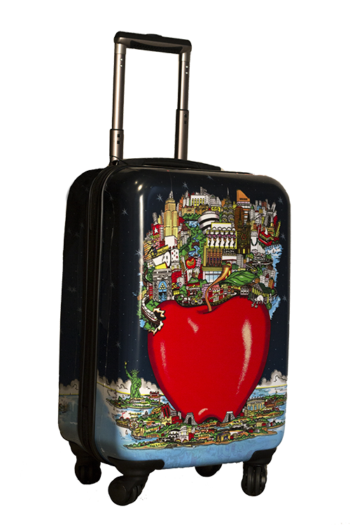 Unique Luggage; Colorful & Fun Luggage; Printed Art Luggage; Fazzino 3D