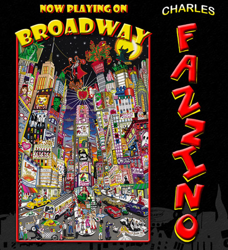 Charles Fazzino Now Playing on Broadway Book