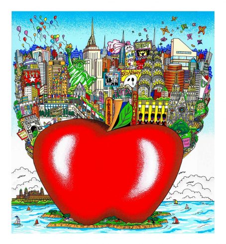 fazzino-cityscape-art-balloons-butterflies-over-big-apple