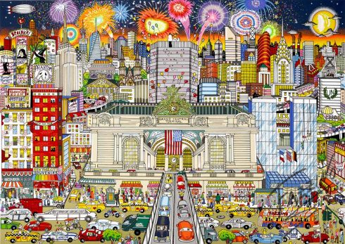 fazzino-cityscape-art-NYC-Grand-Central-NY-Grand-Celebration