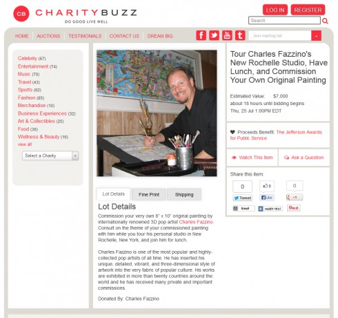 CharityBuzz-Charles-Fazzino-Jefferson-Awards