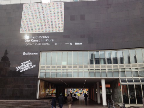 The exterior of Kunstsammlung Nordrhein Westfalen, an art museum in Germany