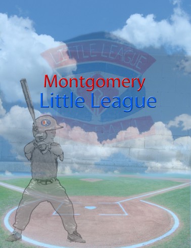 Artwork by Melissa Rosenberger about Montgomery Little League, inspired by the work of Charles Fazzino