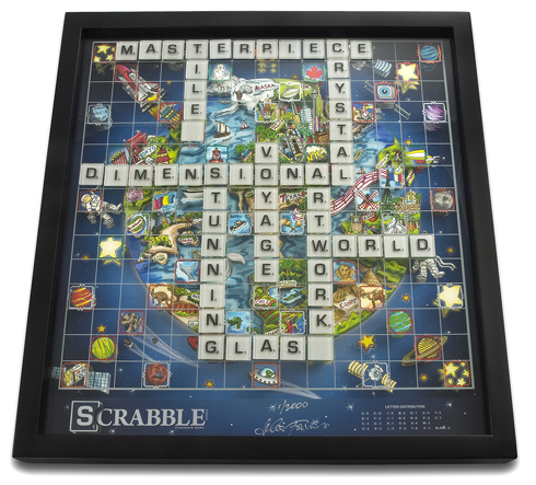 The Fazzino Limited Edition Scrabble Board