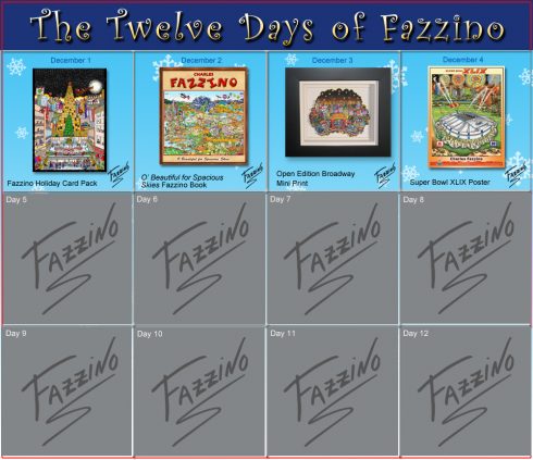 twelve days of Fazzino-Day 4