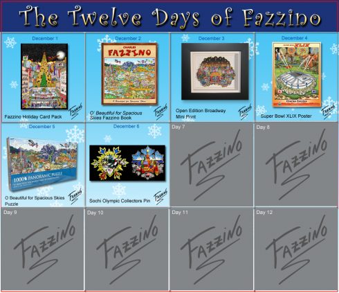 twelve days of Fazzino-Day 6