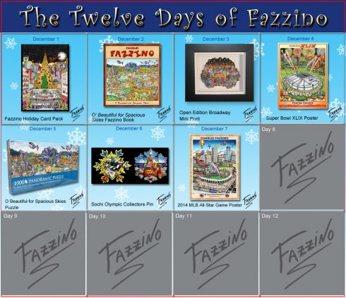 twelve days of Fazzino-Day 7