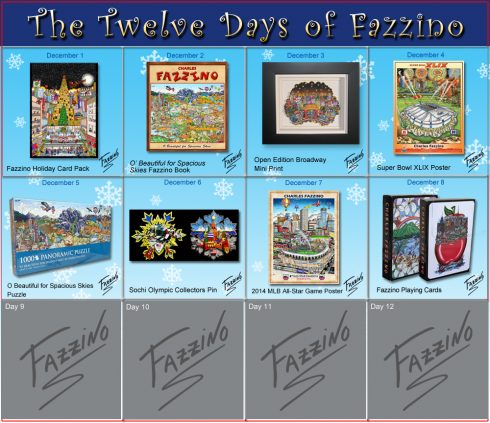 twelve days of Fazzino-Day 8