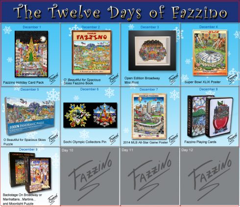 twelve days of Fazzino-Day 9