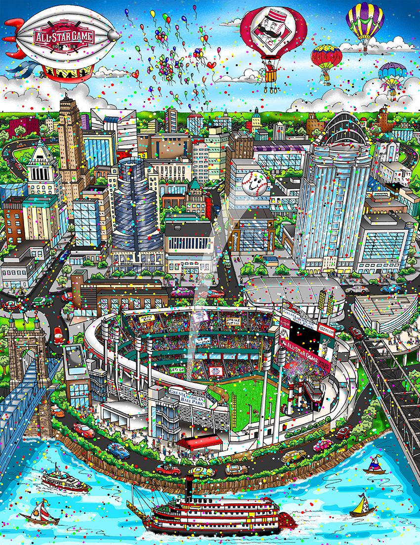 2015 MLB All-Star Game Art Collection on Display at Fanfest