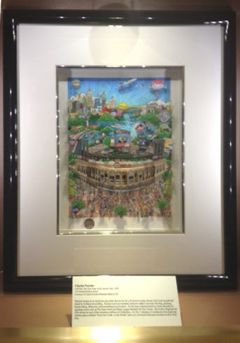 CitiField 2010 baseball art by Charles Fazzino on display at RCS Fine Art Gallery