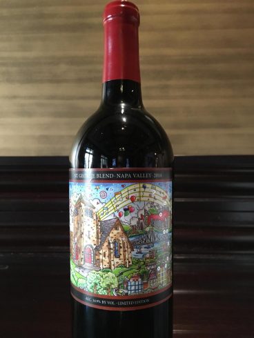 Fazzino addition St George NAPA Valley wine bottle