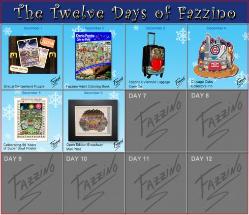 Day 6 of 12 days of Fazzino, Broadway Mini Print