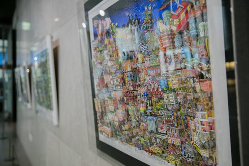 Charles Fazzino Pop Art Solo Exhibition at YTN in Korea