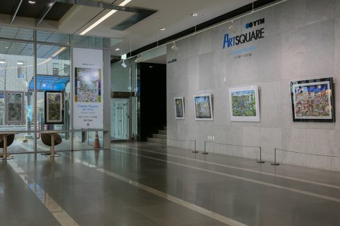 Charles Fazzino Pop Art Solo Exhibition at YTN in Korea