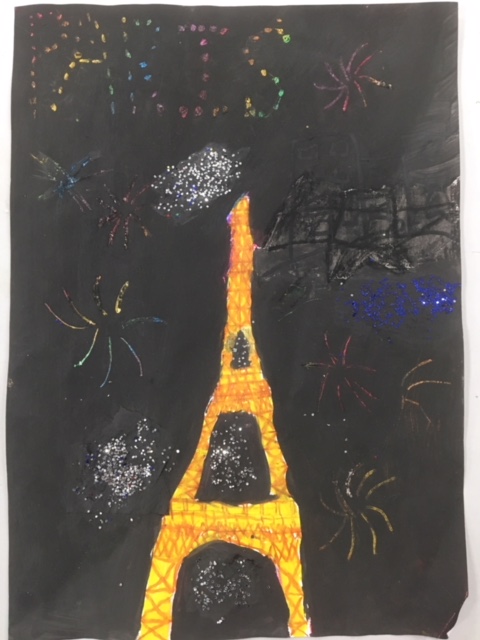 New Years Art Fazzino Challenge - Paris, France - Done by the Primary School