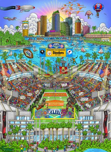 Super Bowl XLIII: Tampa  Fazzino