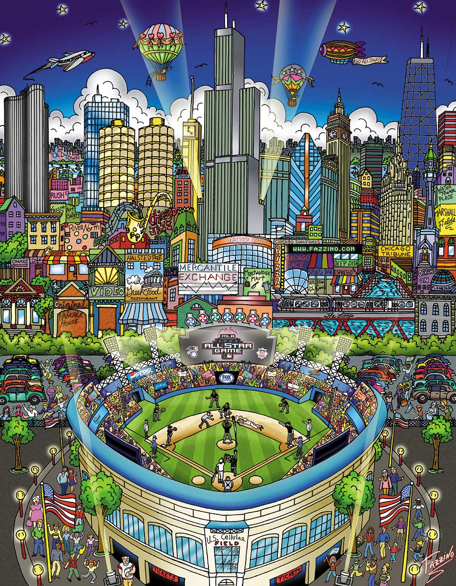 まとめ買いでお得 All-Star MLB Game Fazzino | Chicago 2003: 記念ボール