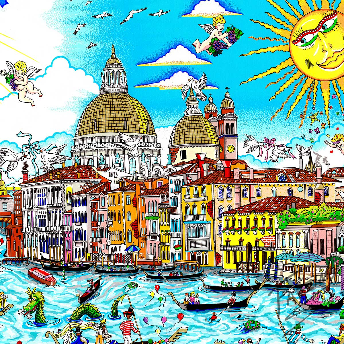 The Sun Rises Over Venice | Fazzino