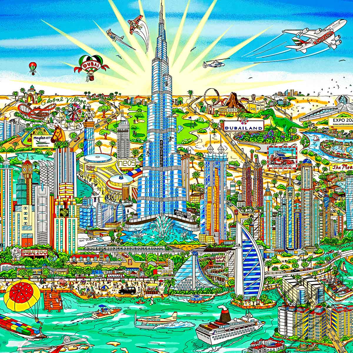 The Wonders of Dubai Fazzino