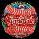 St. Louis Cardinals Hand-Painted Baseballs