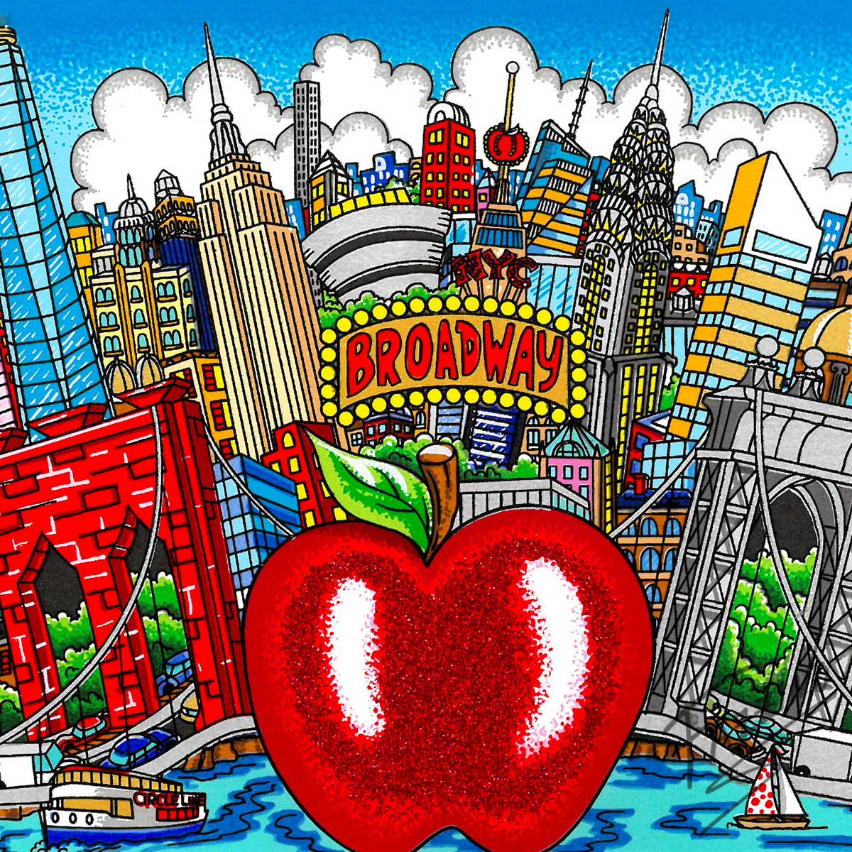 Big Apple, Blue Skies | Fazzino
