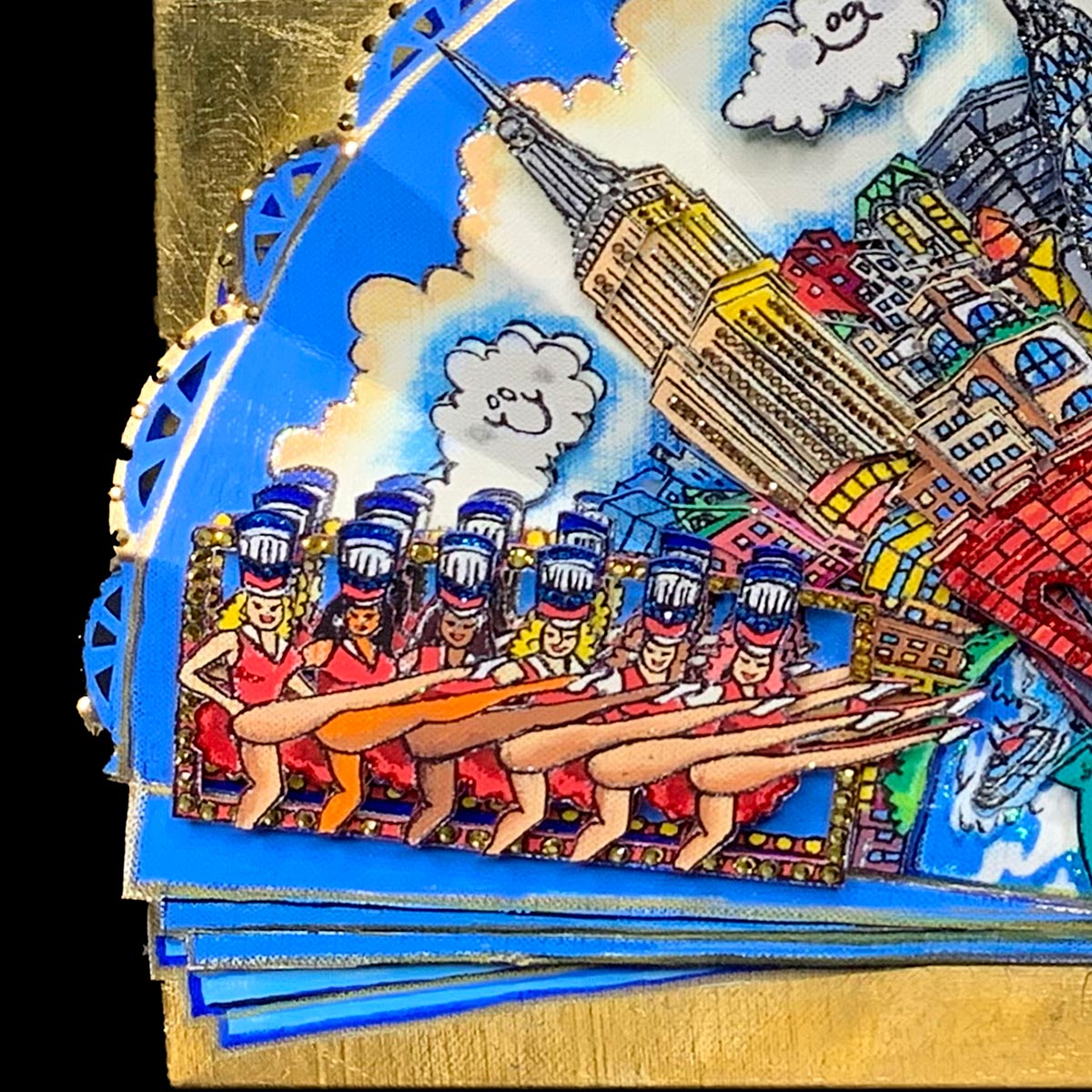 Fanning Halfway Round the City Original Fazzino Fanning Halfway Round the City Original Fazzino