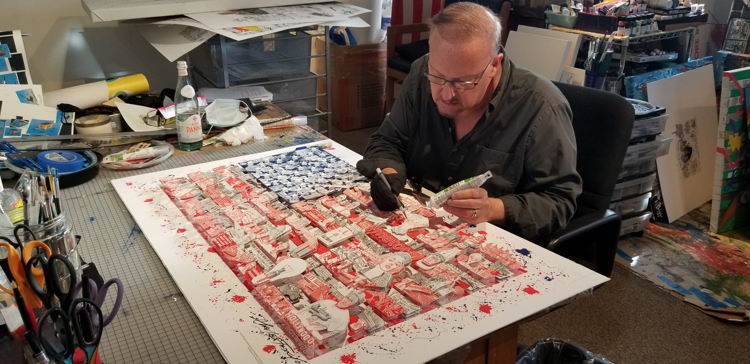 Fazzino adding two new pieces to his 2019 flag release.