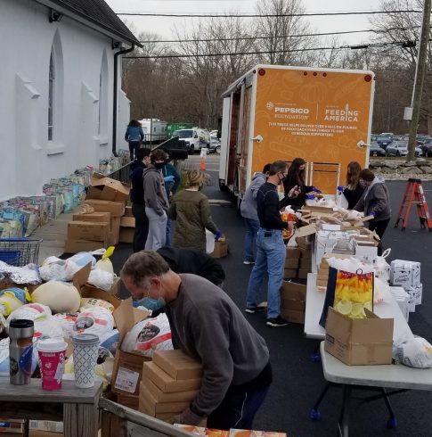 Turkey donations at one of the charities 