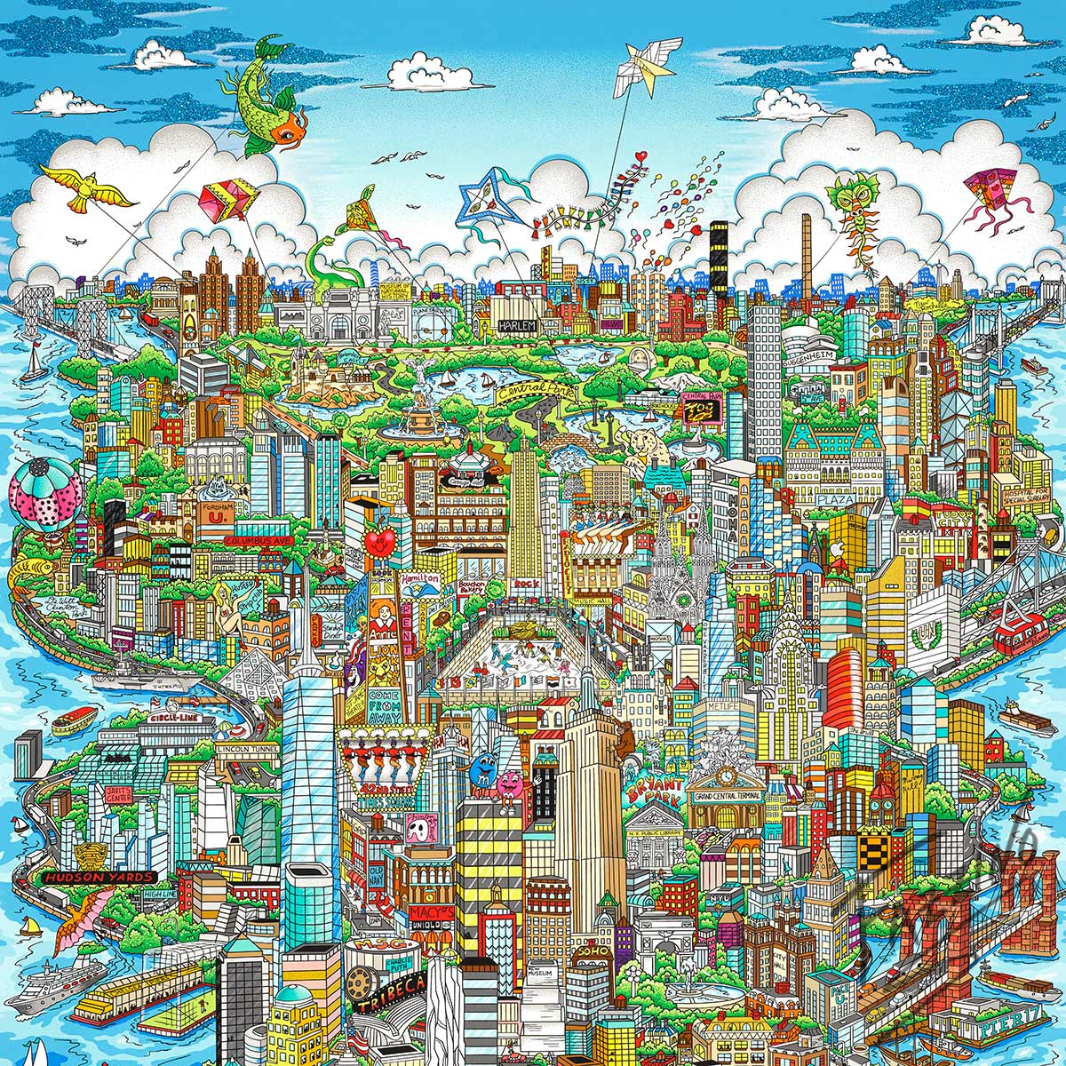 チャールズファジーノ　シェイズ.オブ.ザ.シティ Shades of the City - Central Galleries