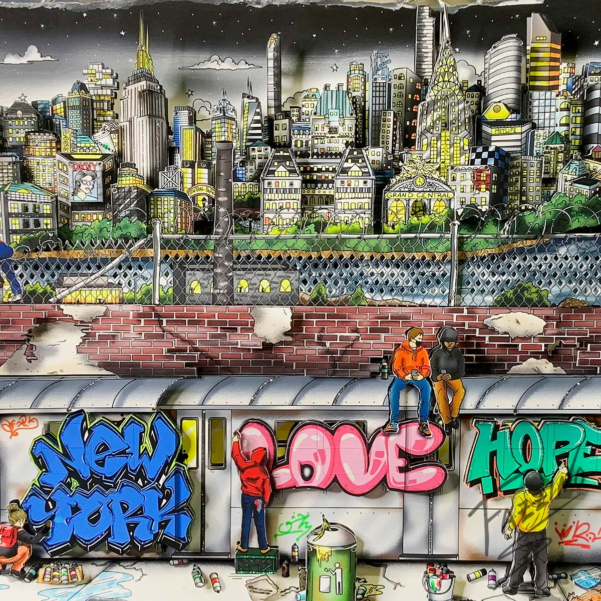 Tagging the Subway | Fazzino