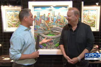 KIRO 7's Chris Francis Speaks with MLB All-Star Games Official Artist Charles Fazzino