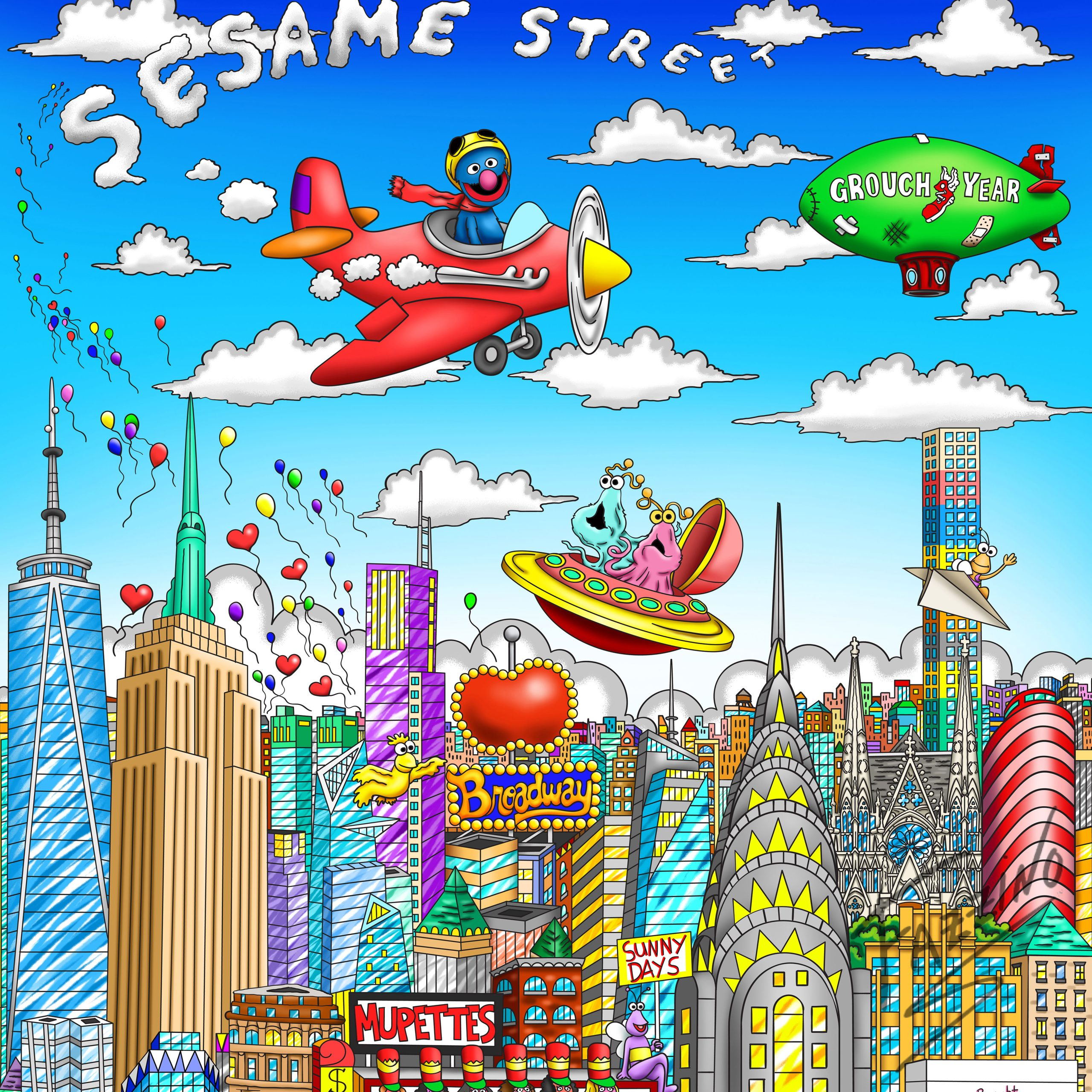 Sunny Day… Sesame Street | Fazzino