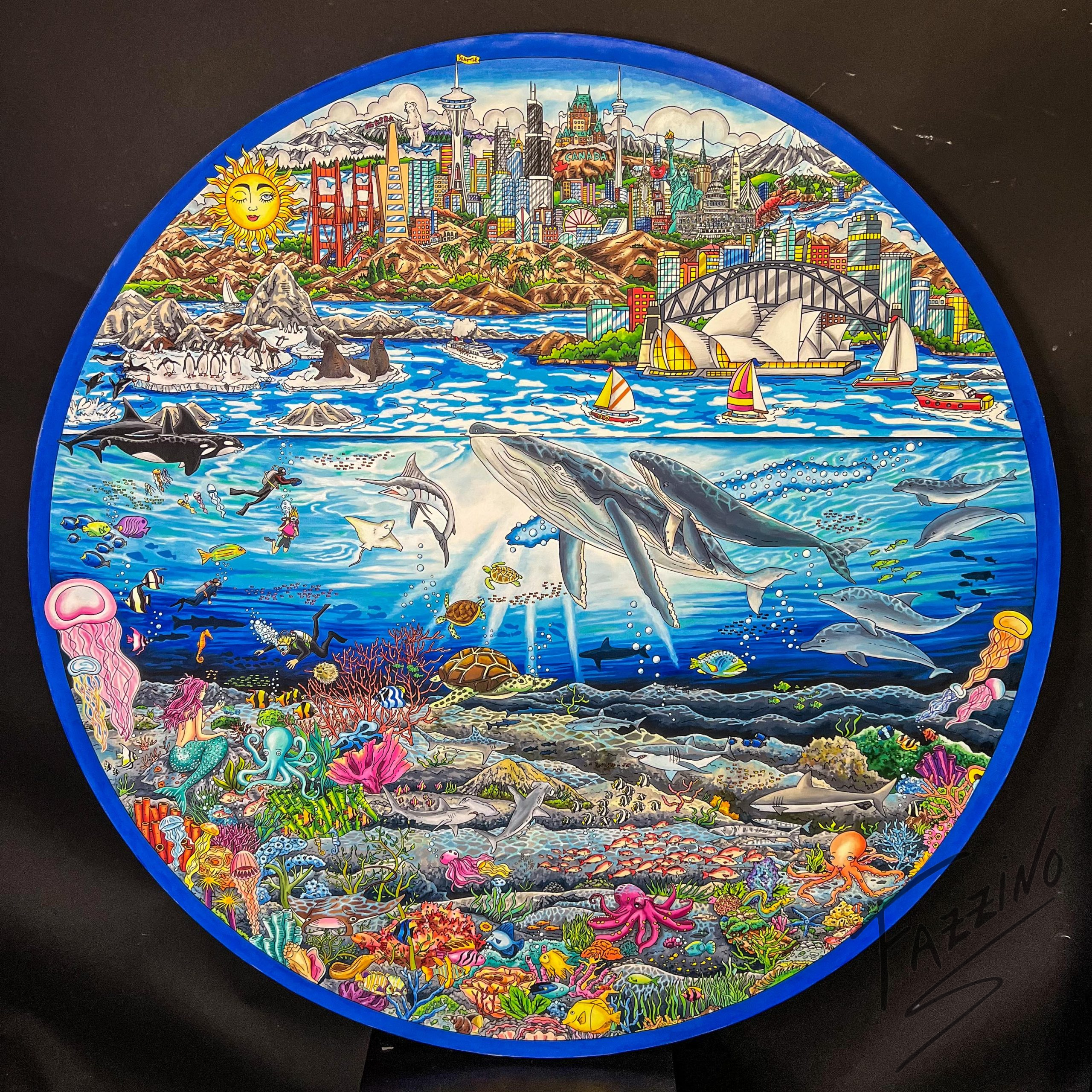 アートペイント 海 RoseArt - Kodak - Playful Summer Dolphins - 1000 Puzzle