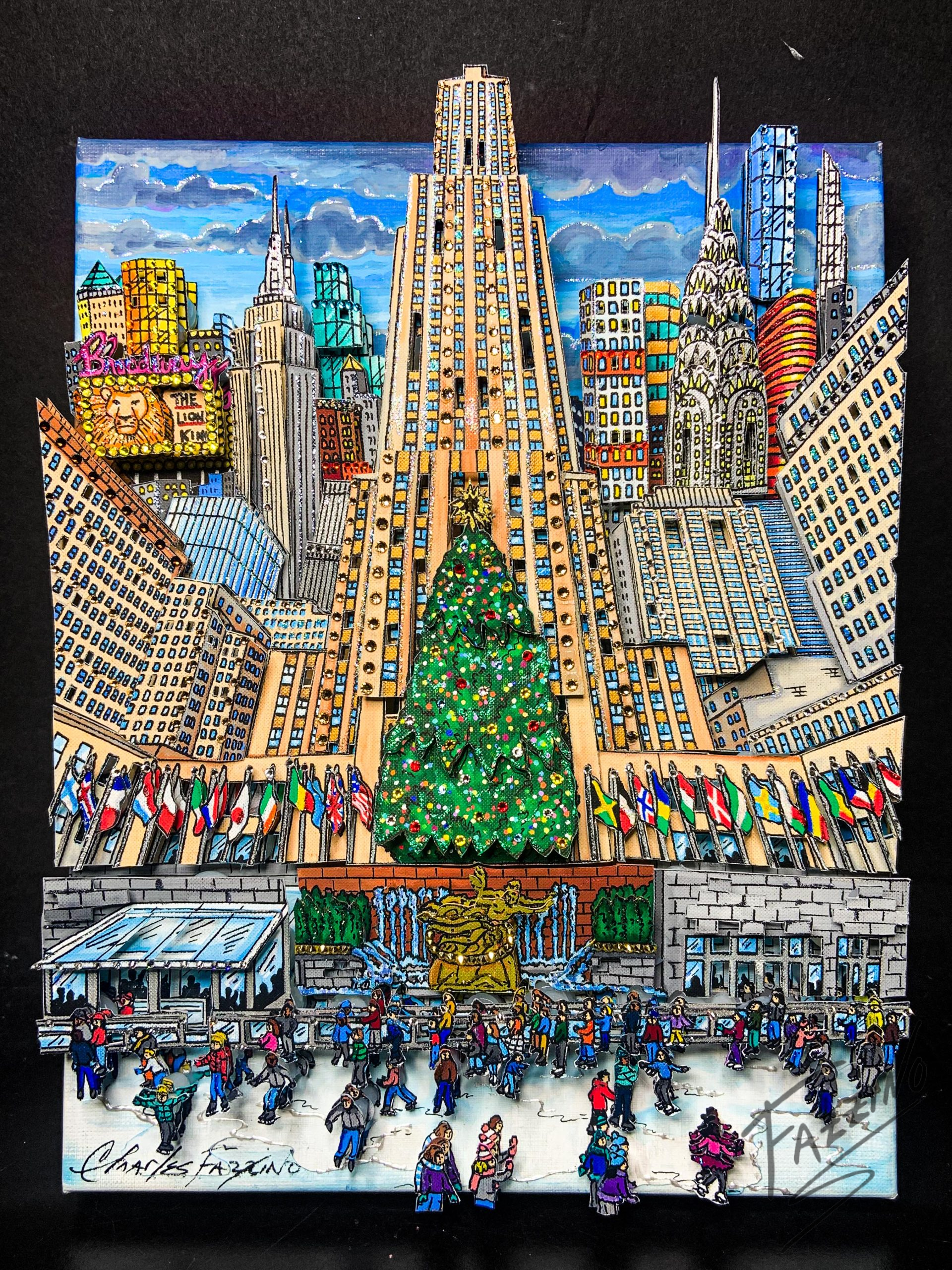 Its Christmas at Rockefeller Center Original | Fazzino