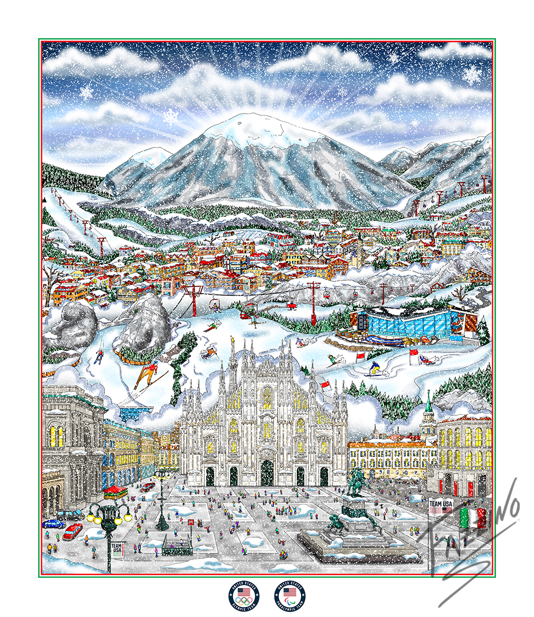 Milano Cortina 2026 Olympic Winter Games Art Collection Milano Cortina 2026 Olympic Winter Games Art Collection